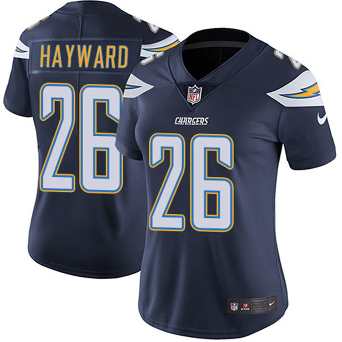  Chargers 26 Casey Hayward Navy Women Vapor Untouchable Limited Jersey