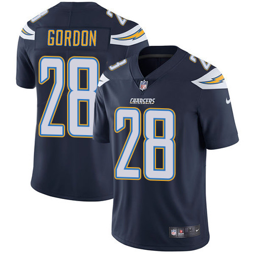  Chargers 28 Melvin Gordon Navy Vapor Untouchable Player Limited Jersey