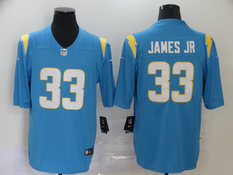 Nike Chargers 33 Derwin James 2020 New Light Blue Vapor Untouchable Limited Jersey