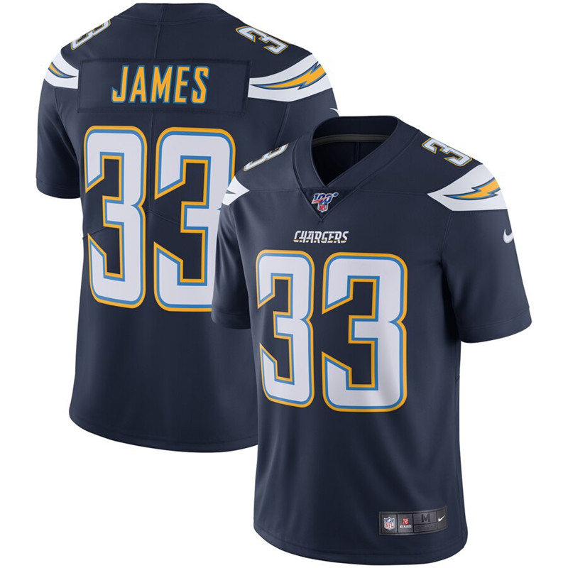 Nike Chargers 33 Derwin James Navy 100th Season Vapor Untouchable Limited Jersey