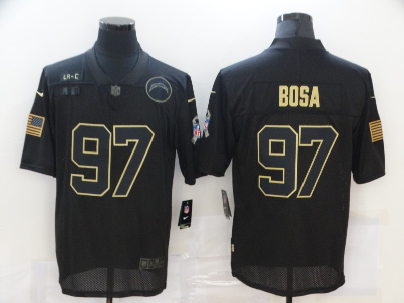 Nike Chargers 97 Joey Bosa Black 2020 Salute To Service Limited Jersey