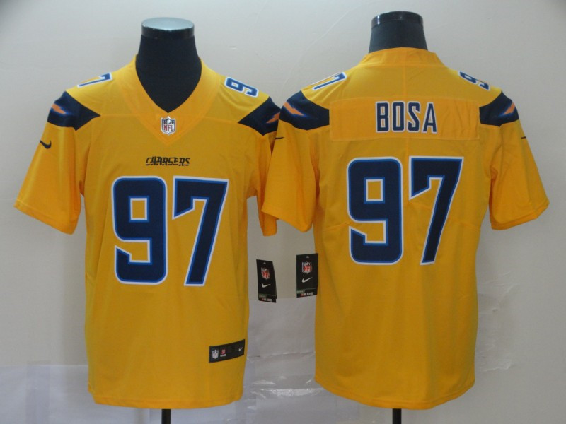 Nike Chargers 97 Joey Bosa Gold Inverted Legend Limited Jersey