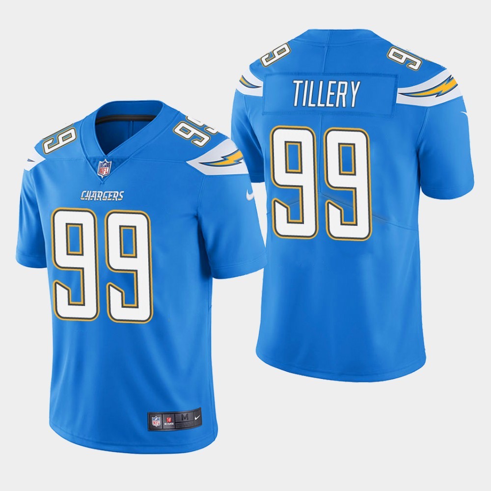 Nike Chargers 99 Jerry Tillery Blue Youth 2019 NFL Draft First Round Pick Vapor Untouchable Limited Jersey