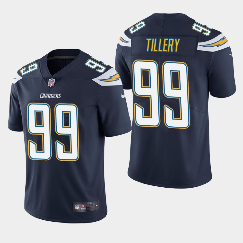 Nike Chargers 99 Jerry Tillery Navy Youth 2019 NFL Draft First Round Pick Vapor Untouchable Limited Jersey