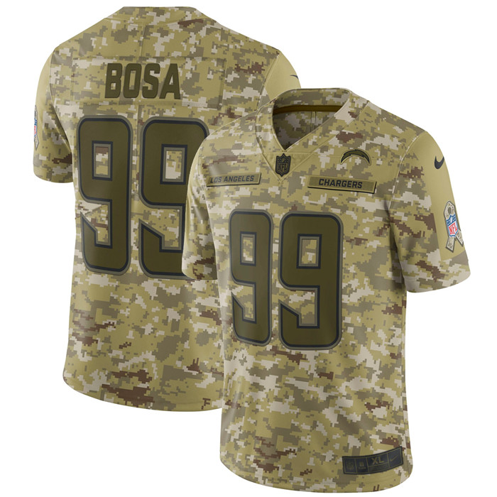  Chargers 99 Joey Bosa Camo Salute To Service Limited Jersey