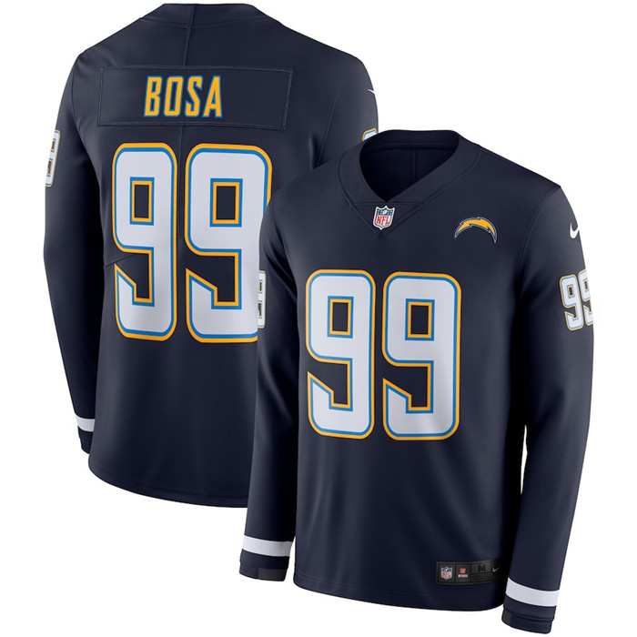  Chargers 99 Joey Bosa Navy Long Sleeve Limited Jersey