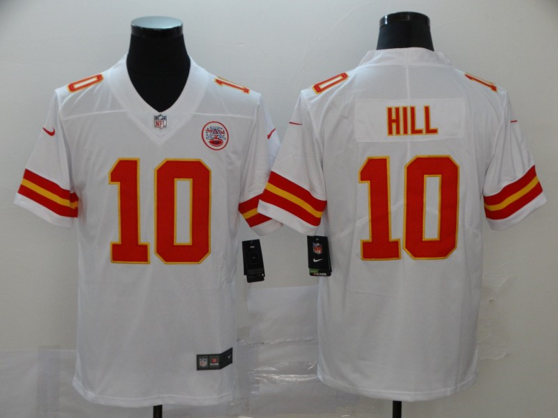 Nike Chiefs 10 Tyreek Hill White Vapor Untouchable Player Limited Jersey