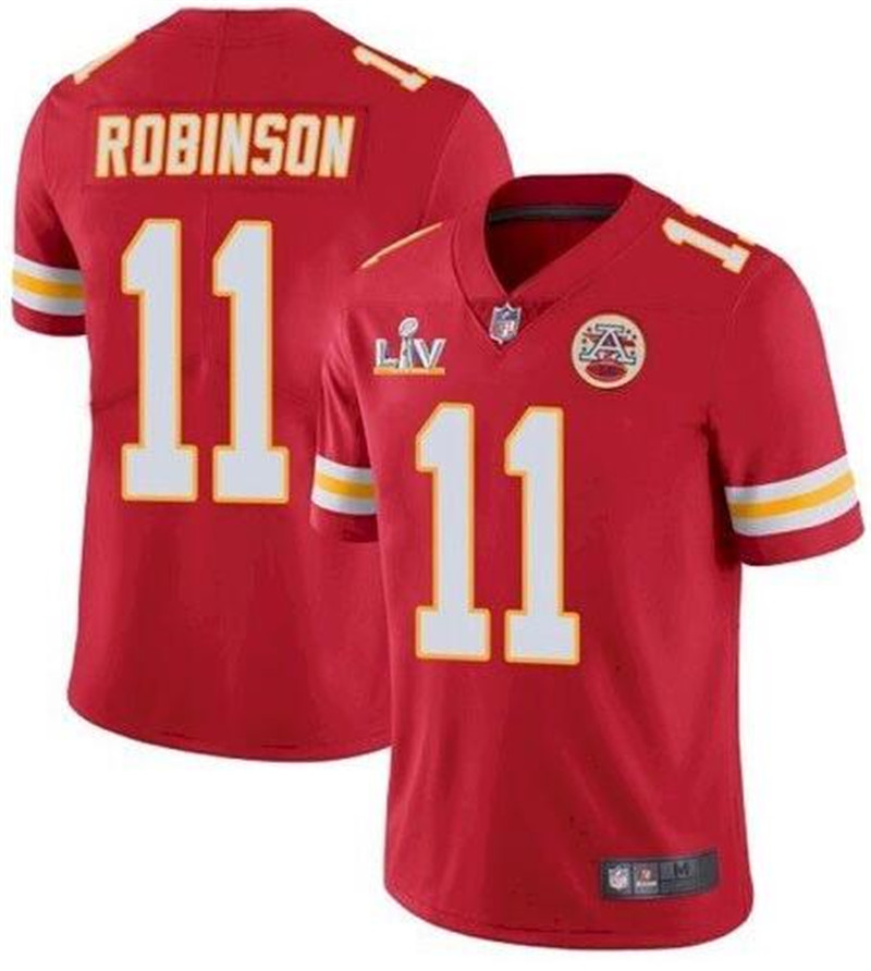 Nike Chiefs 11 Demarcus Robinson Red 2021 Super Bowl LV Vapor Untouchable Limited Jersey