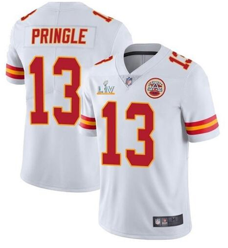 Nike Chiefs 13 Byron Pringle White 2021 Super Bowl LV Vapor Untouchable Limited Jersey