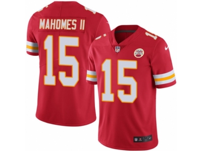 Chiefs 15 Patrick Mahomes II Red Men Stitched NFL Limited Rush Jersey