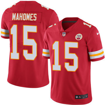  Chiefs 15 Patrick Mahomes Red Vapor Untouchable Limited Jersey