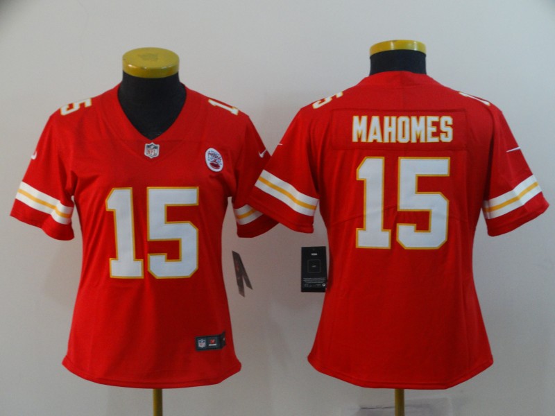  Chiefs 15 Patrick Mahomes Red Women Vapor Untouchable Limited Jersey