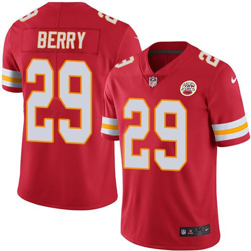 Chiefs 29 Eric Berry Red Vapor Untouchable Player Limited Jersey