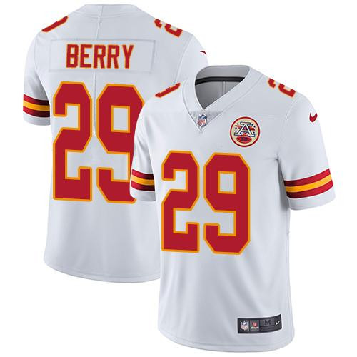  Chiefs 29 Eric Berry White Vapor Untouchable Player Limited Jersey