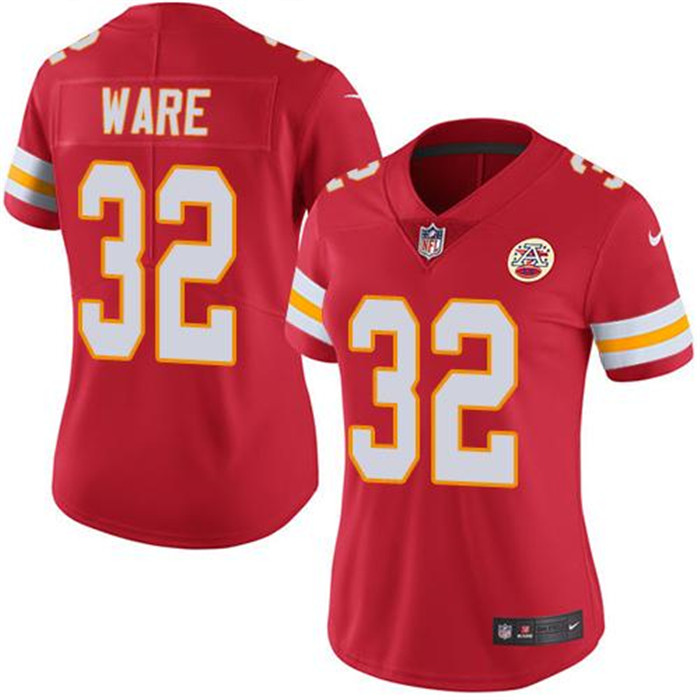  Chiefs 32 Spencer Ware Red Women Vapor Untouchable Limited Jersey