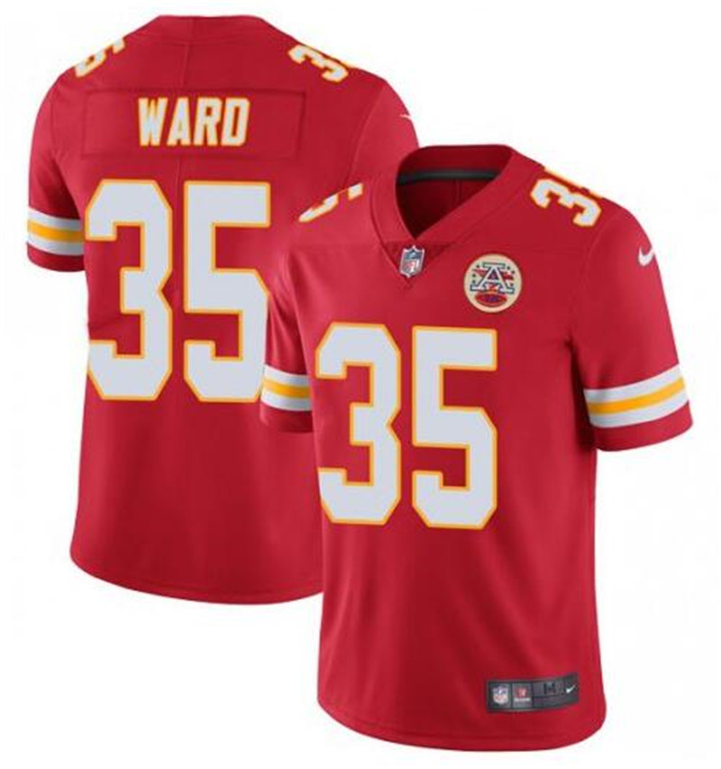 Nike Chiefs 35 Charvarius Ward Red Vapor Untouchable Limited Jersey