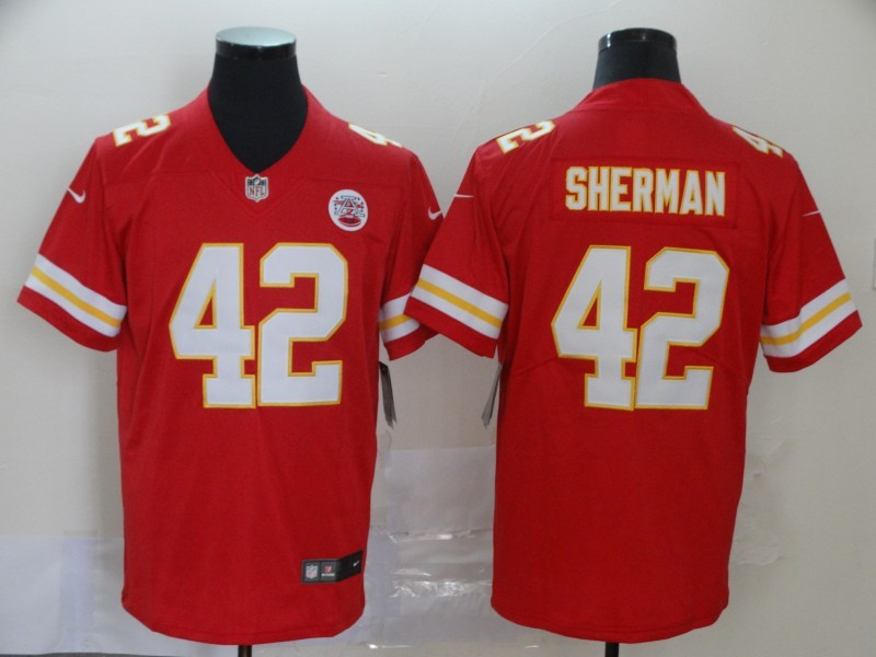 Nike Chiefs 42 Anthony Sherman Red Vapor Untouchable Limited Jersey