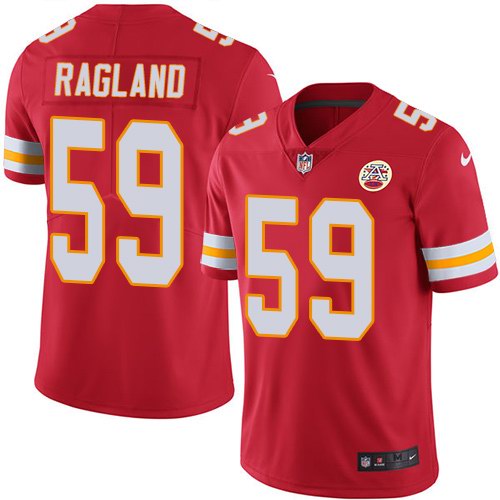  Chiefs 59 Reggie Ragland Red Vapor Untouchable Limited Jersey