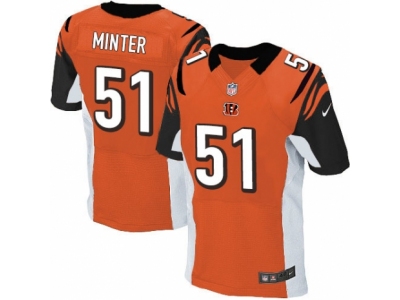  Cincinnati Bengals 51 Kevin Minter Elite Orange Alternate NFL Jersey