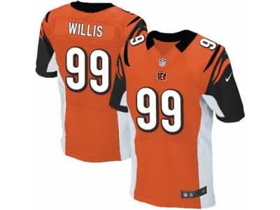  Cincinnati Bengals 99 Jordan Willis Elite Orange Alternate NFL Jersey