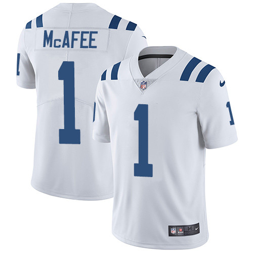  Colts 1 Pat McAfee White Vapor Untouchable Player Limited Jersey