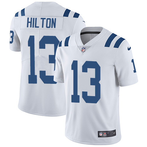  Colts 13 T.Y. Hilton White Vapor Untouchable Player Limited Jersey