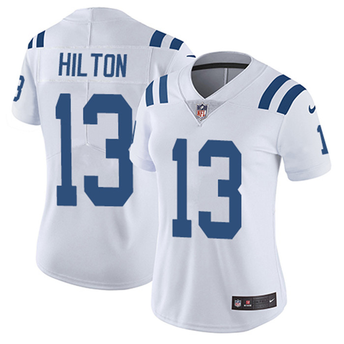  Colts 13 T.Y. Hilton White Women Vapor Untouchable Limited Jersey