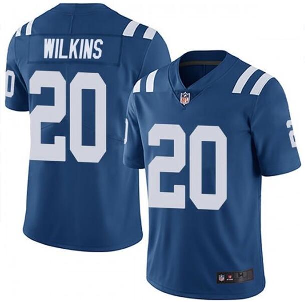 Nike Colts 20 Jordan Wilkins Royal Vapor Untouchable Limited Jersey