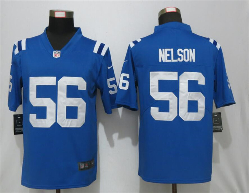 Nike Colts 56 Quenton Nelson Royal Vapor Untouchable Limited Jersey
