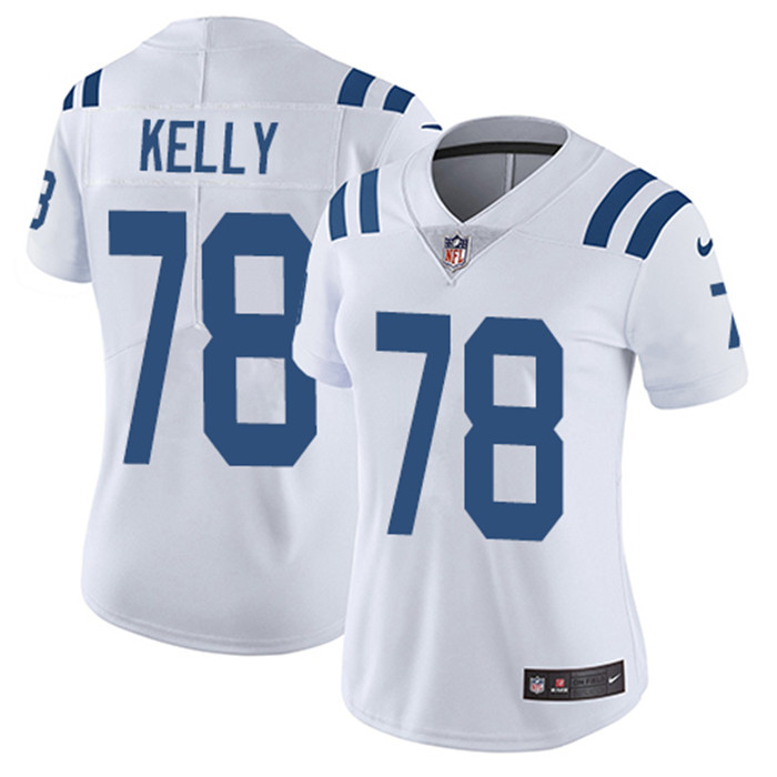  Colts 78 Ryan Kelly White Women Vapor Untouchable Limited Jersey