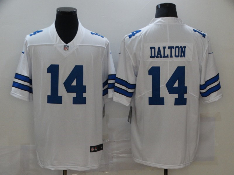Nike Cowboys 14 Andy Dalton White Vapor Untouchable Limited Jersey
