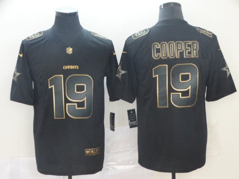 Nike Cowboys 19 Amari Cooper Black Gold Vapor Untouchable Limited Jersey