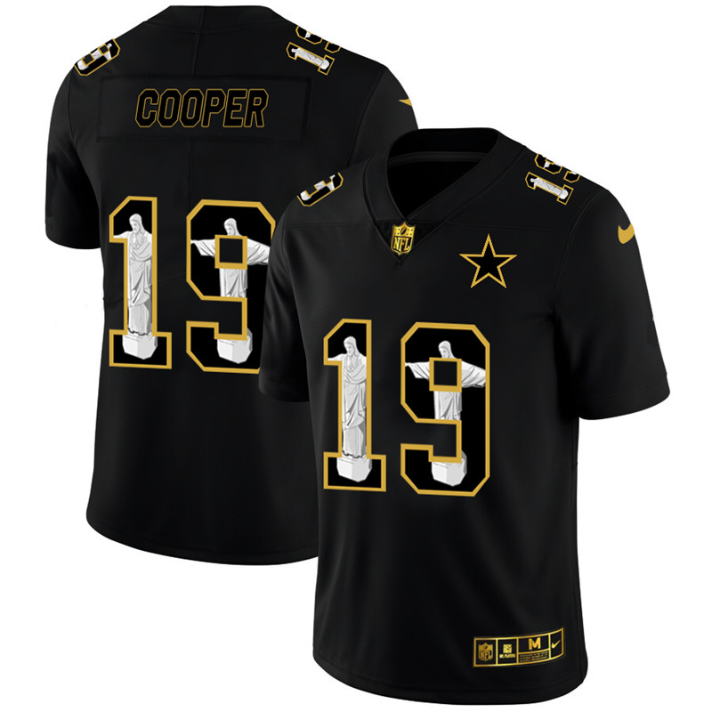 Nike Cowboys 19 Amari Cooper Black Jesus Faith Edition Limited Jersey