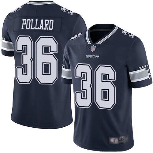 Nike Cowboys 36 Tony Pollard Navy 2019 NFL Draft First Round Pick Vapor Untouchable Limited Jersey