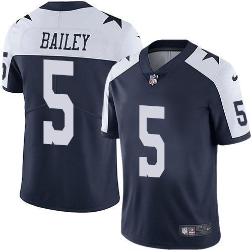 Nike Cowboys 5 Dan Bailey Navy Throwback Vapor Untouchable Player ...