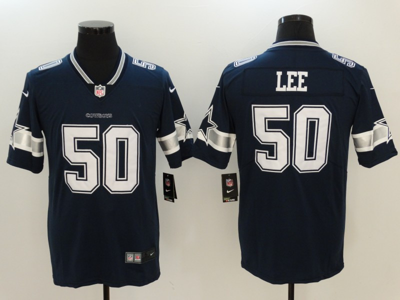  Cowboys 50 Sean Lee Navy Vapor Untouchable Limited Player Jersey