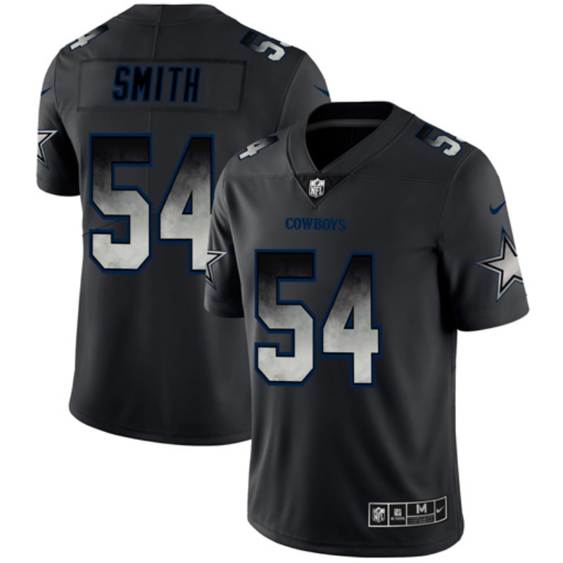 Nike Cowboys 54 Jaylon Smith Black Arch Smoke Vapor Untouchable Limited Jersey