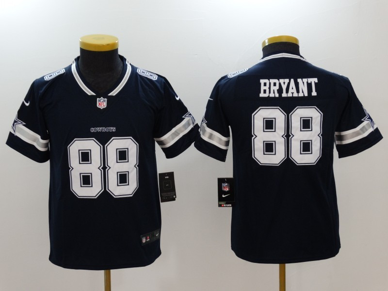  Cowboys 88 Dez Bryant Navy Youth Vapor Untouchable Player Limited Jersey