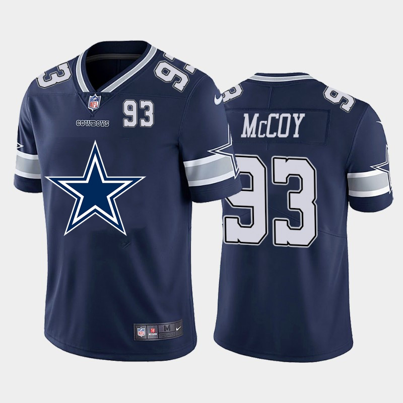 Nike Cowboys 93 Gerald McCoy Navy Team Big Logo Number Vapor Untouchable Limited Jersey