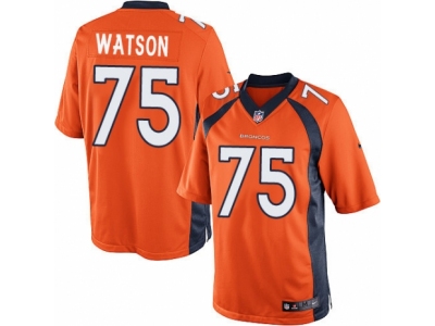  Denver Broncos 75 Menelik Watson Limited Orange Team Color NFL Jersey