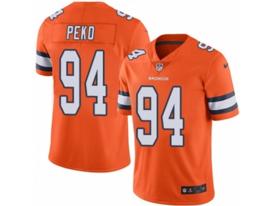  Denver Broncos 94 Domata Peko Elite Orange Rush NFL Jersey