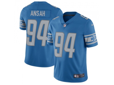  Detroit Lions 94 Ziggy Ansah Blue Team Color Men Stitched NFL Limited Jersey