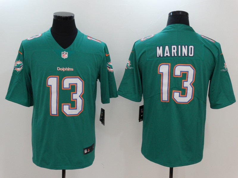 Dolphins 13 Dan Marino Teal Vapor Untouchable Player Limited Jersey