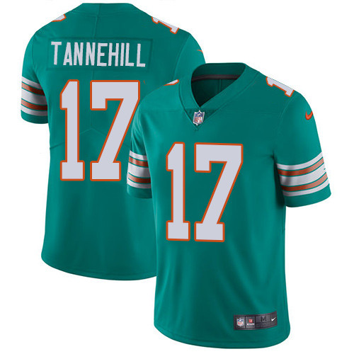  Dolphins 17 Ryan Tannehill Aqua Throwback Vapor Untouchable Player Limited Jersey