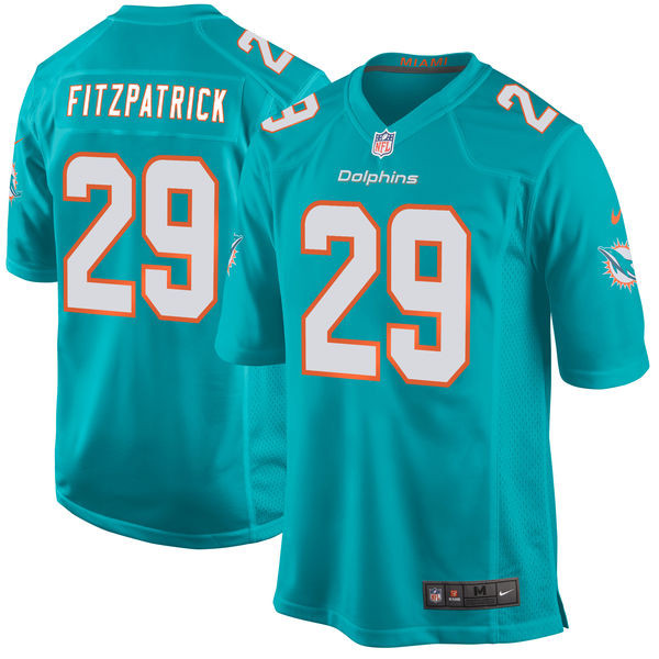  Dolphins 29 Minkah Fitzpatrick Aqua 2018 NFL Draft Pick Elite Jersey