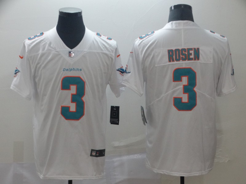 Nike Dolphins 3 Josh Rosen White Vapor Untouchable Limited Jersey