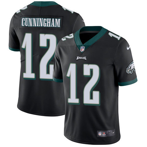  Eagles 12 Randall Cunningham Black Vapor Untouchable Player Limited Jersey