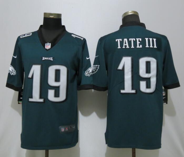  Eagles 19 Golden Tate III Green Vapor Untouchable Limited Jersey