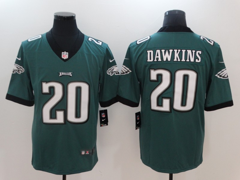  Eagles 20 Brian Dawkins Green Vapor Untouchable Player Limited Jersey