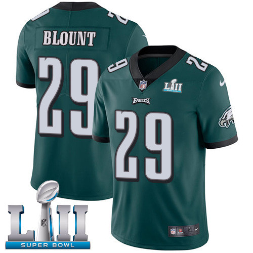  Eagles 29 LeGarrette Blount Green 2018 Super Bowl LII Vapor Untouchable Player Limited Jersey